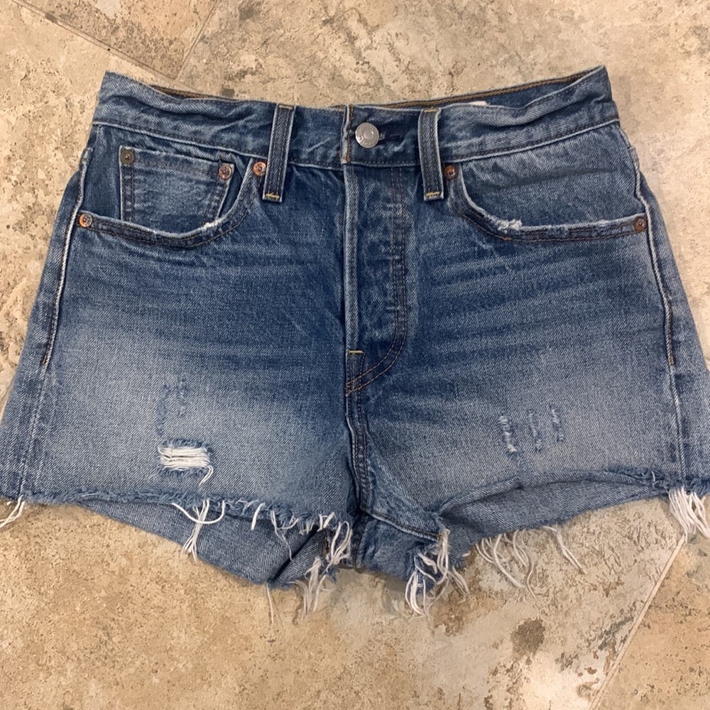 Levi’s 501 White Oak Cone Button Fly Jean Shorts